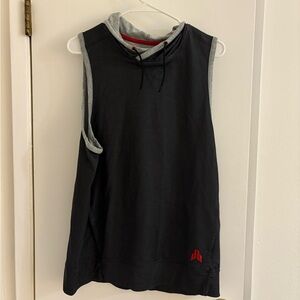 JJ Watt Reebok Gray Hoodie with Red Trim